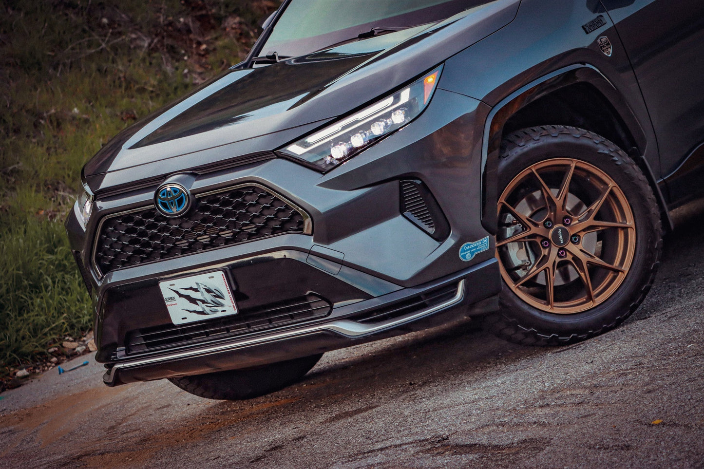 19-25 Toyota RAV4 (High Trim) NOVA-Series LED Projector Headlights Black