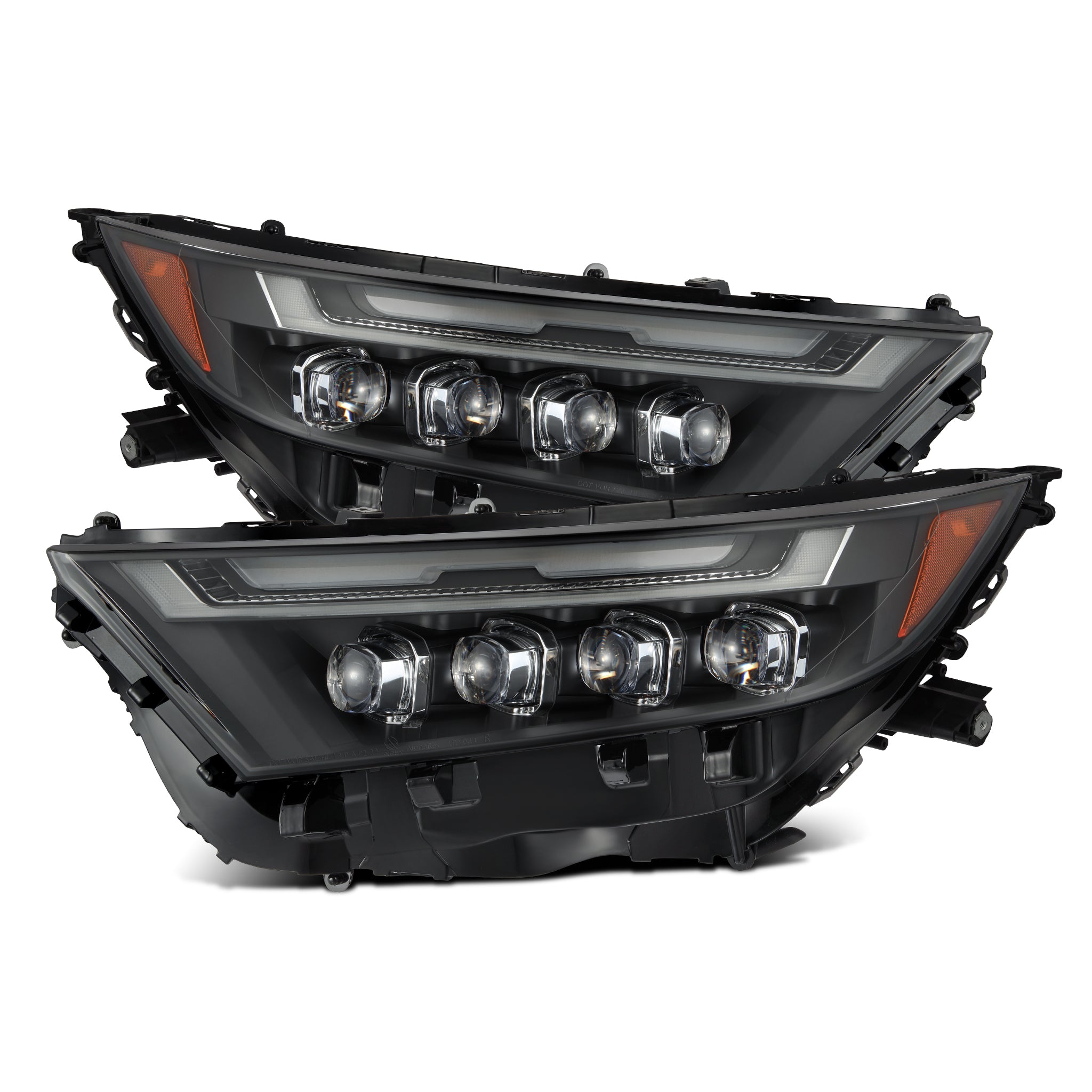 19-25 Toyota RAV4 (High Trim) NOVA-Series LED Projector Headlights Black