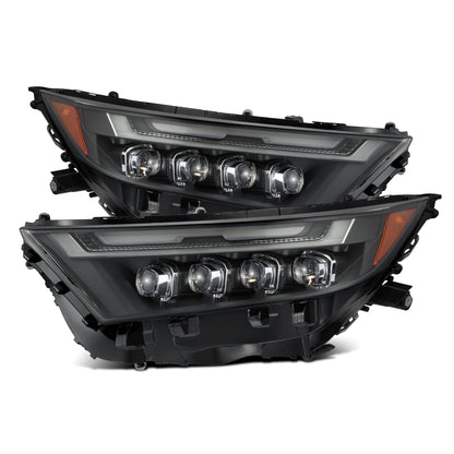19-25 Toyota RAV4 (High Trim) NOVA-Series LED Projector Headlights Black