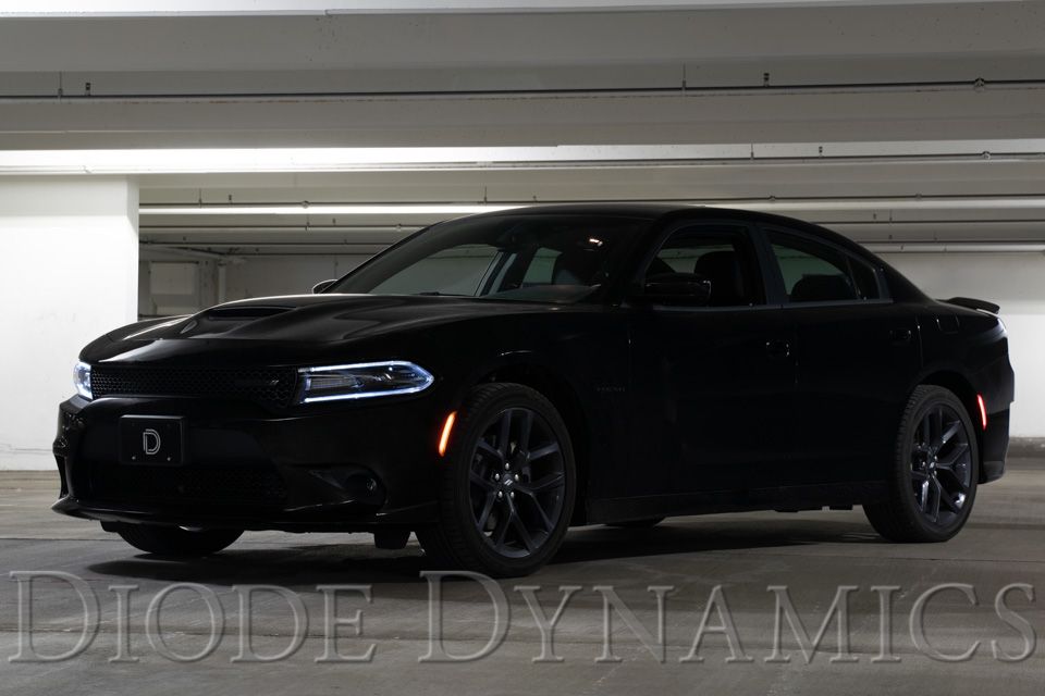 LED Sidemarkers for 2015-2021 Dodge Charger, Smoked (set)
