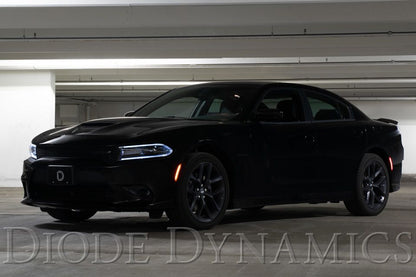 LED Sidemarkers for 2015-2021 Dodge Charger, Smoked (set)