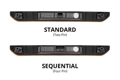 LED Sidemarkers for 20-21 Sierra 2500/3500 HD Clear Set Diode Dynamics