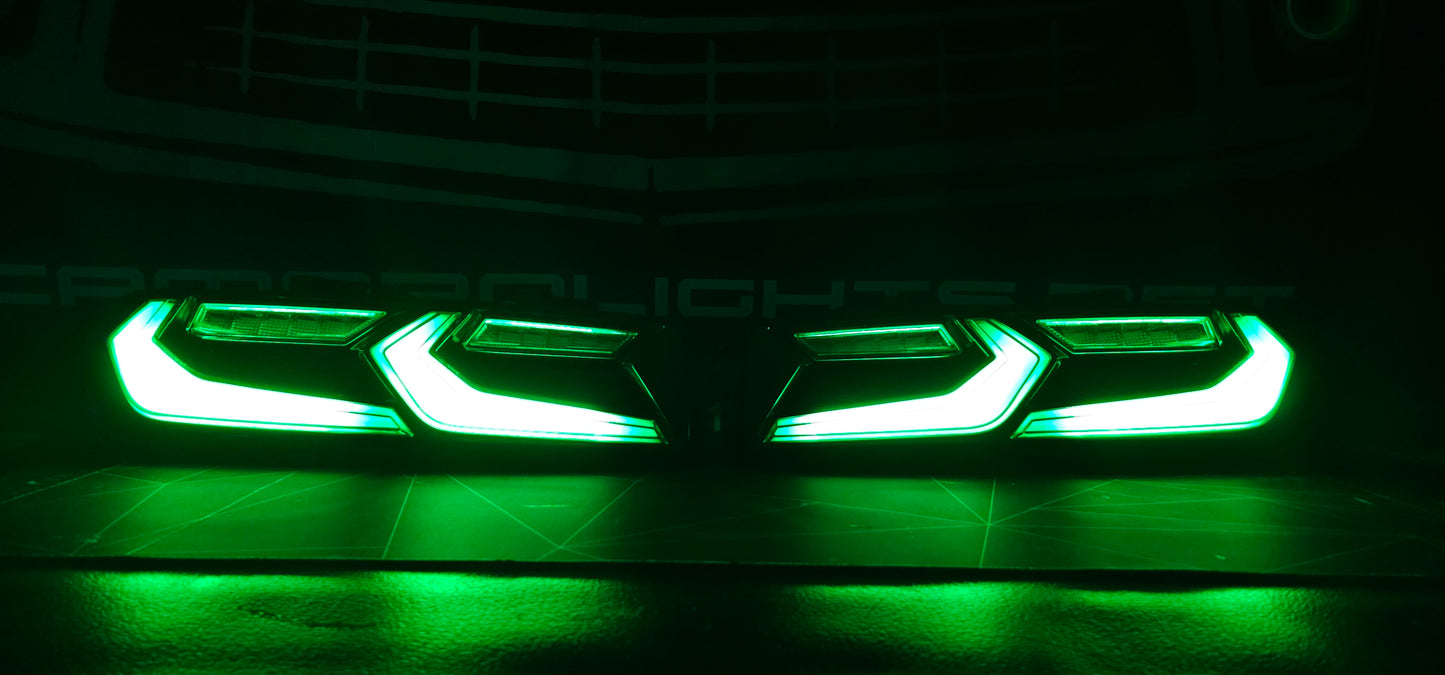 16-18 Chevrolet Camaro Vland C8 RGBW LED Tail Lights  DIY boards
