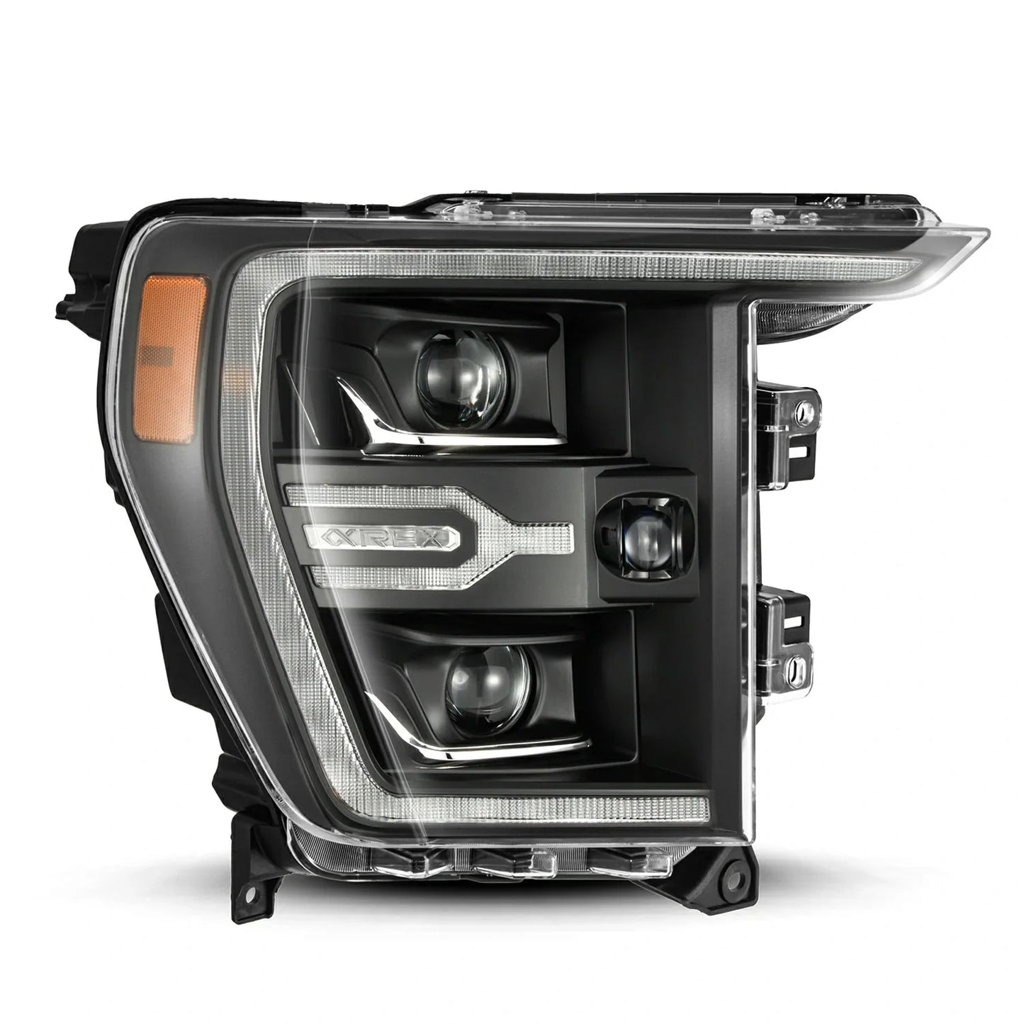 21-23 Ford F150 / 21-23 Ford F150 Raptor LUXX-Series LED Projector Headlights Black