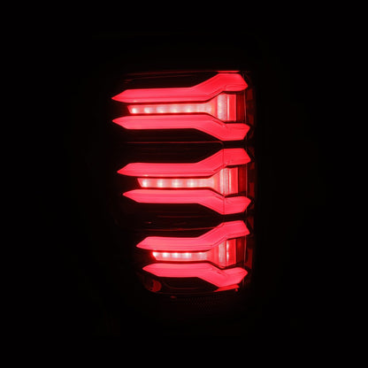 21-23 Ford F150/F150 Raptor LUXX-Series LED Tail Lights Black-Red