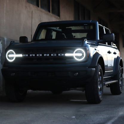 21-25 Ford Bronco / 22-25 Bronco Raptor NOVA-Series LED Projector Headlights Black