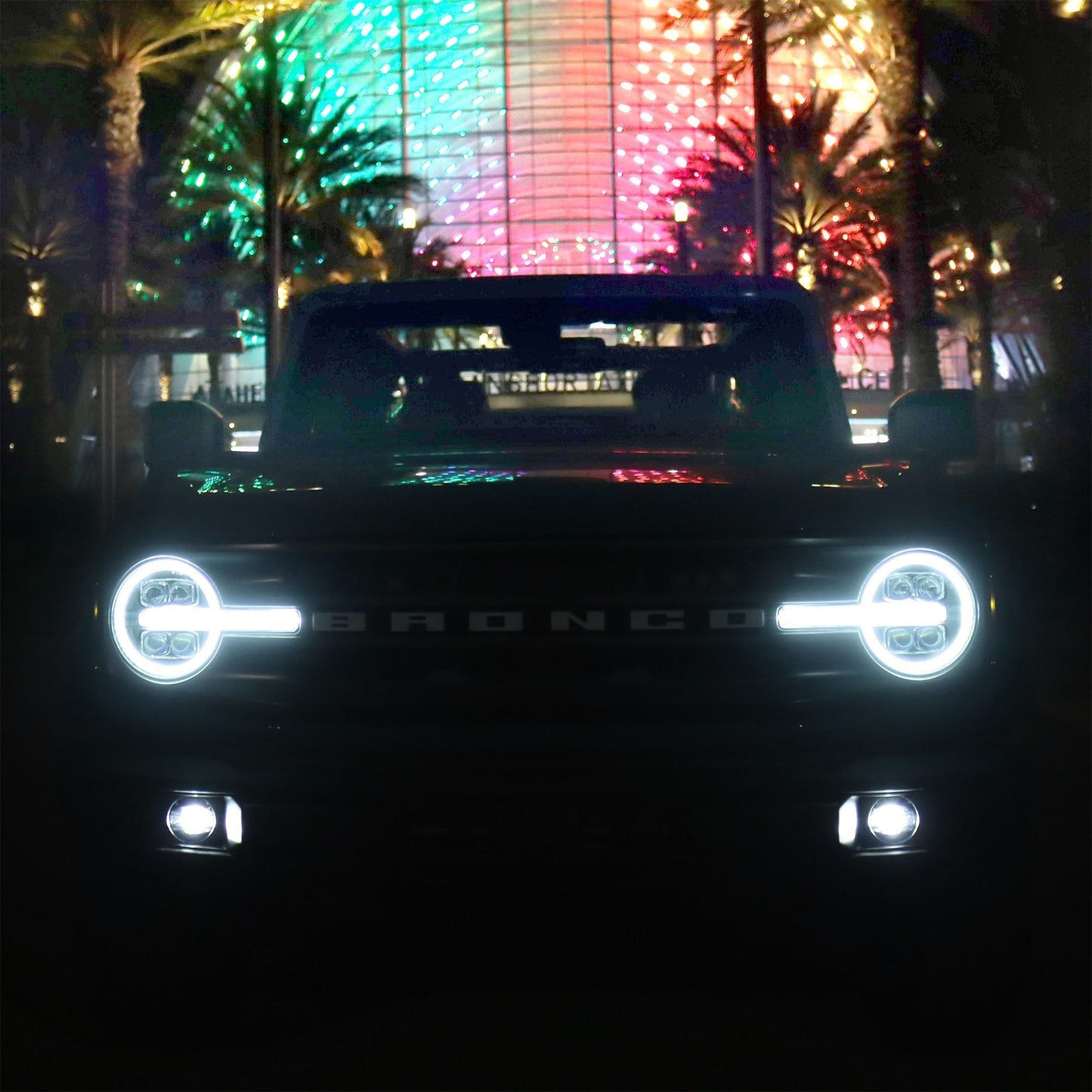 21-25 Ford Bronco /22-25 Ford Bronco Raptor NOVA-Series LED Projector Headlights Alpha-black