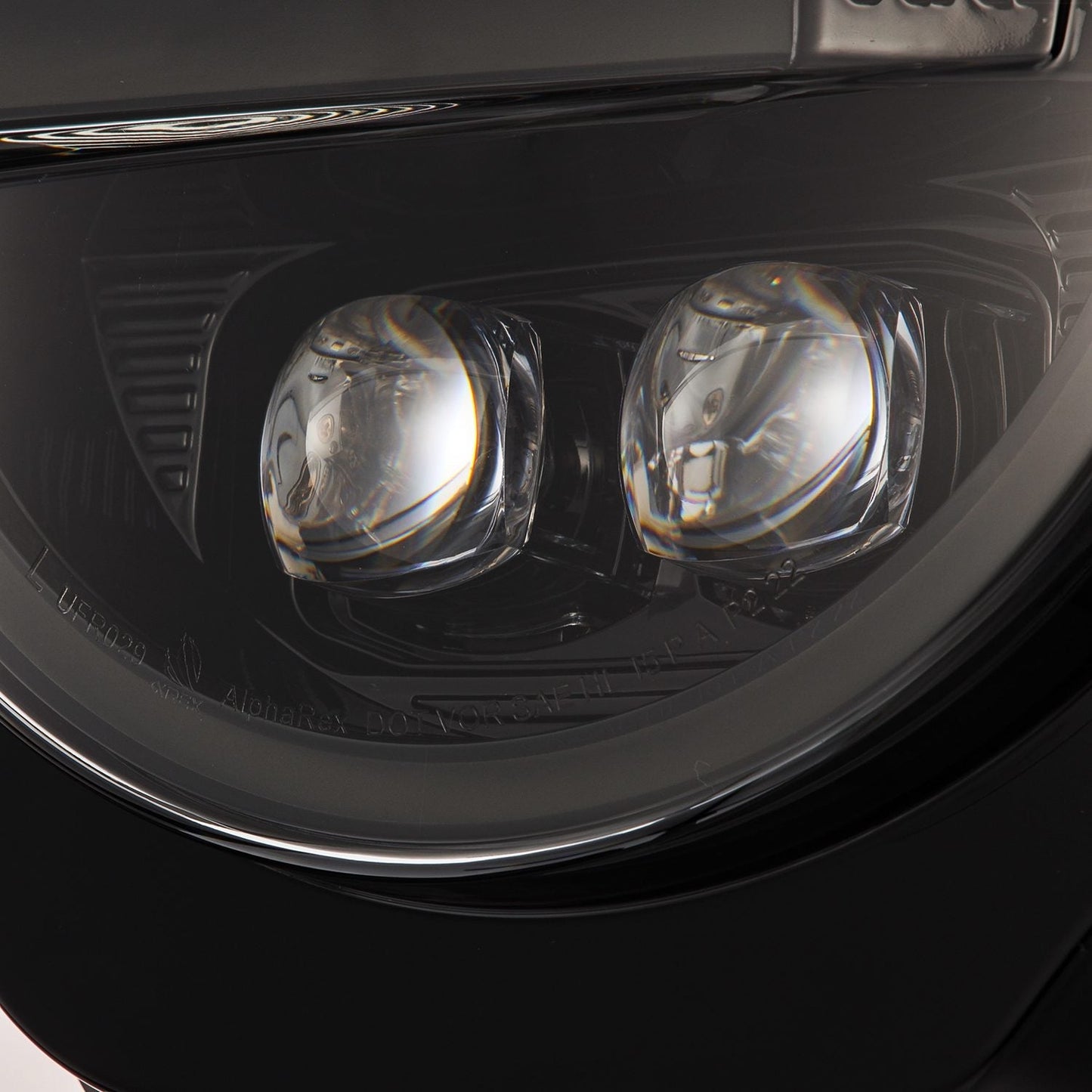21-25 Ford Bronco /22-25 Ford Bronco Raptor NOVA-Series LED Projector Headlights Alpha-black