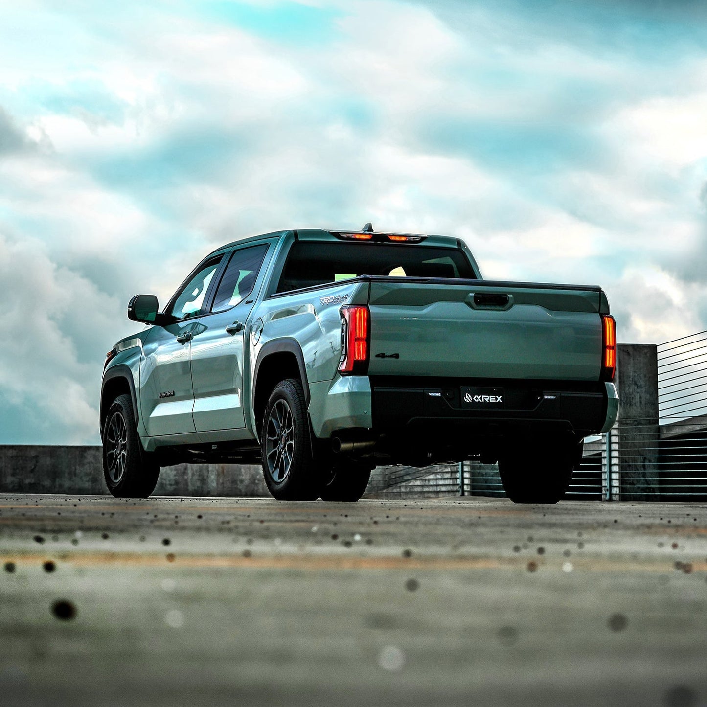 22-25 Toyota Tundra NOVA-Series Prismatic LED Tail Lights Black Red