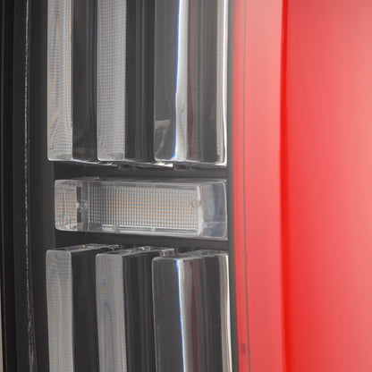 22-25 Toyota Tundra NOVA-Series Prismatic LED Tail Lights Black Red