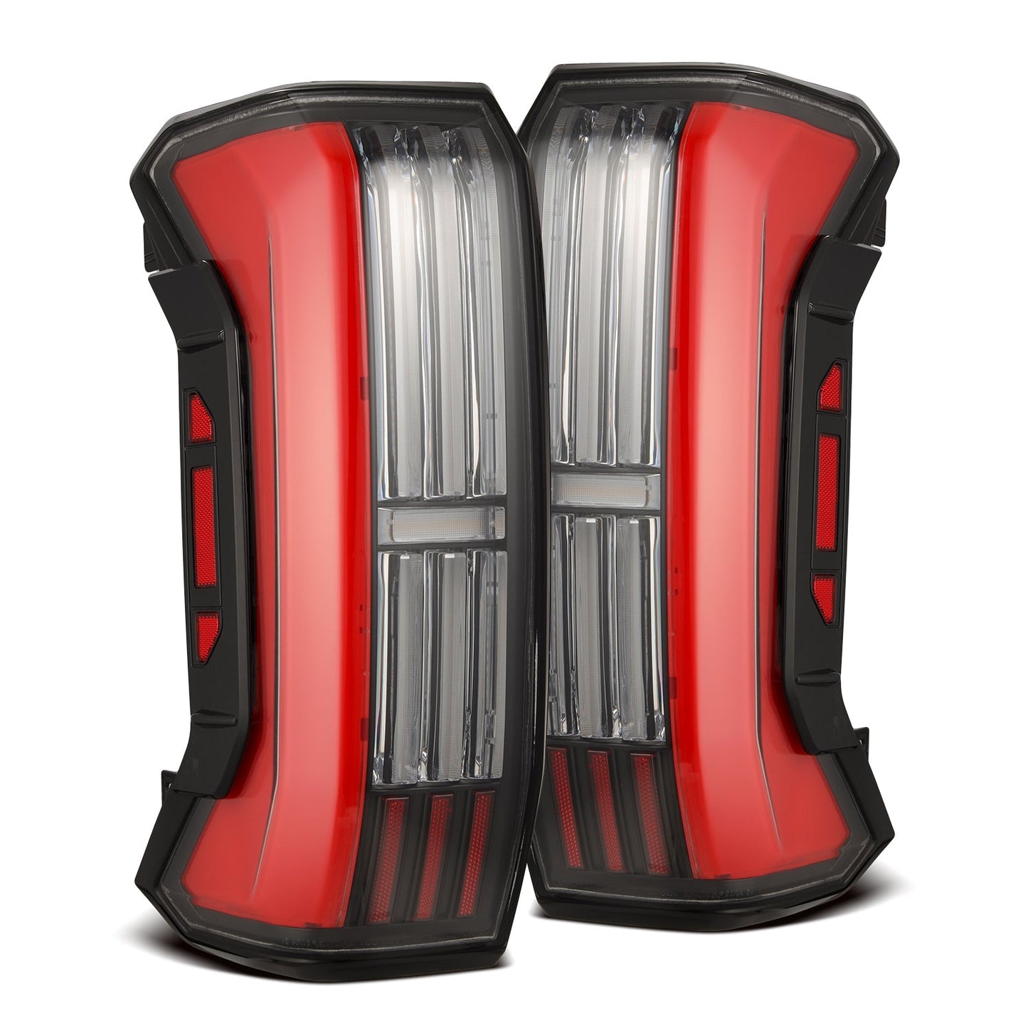 22-25 Toyota Tundra NOVA-Series Prismatic LED Tail Lights Black Red