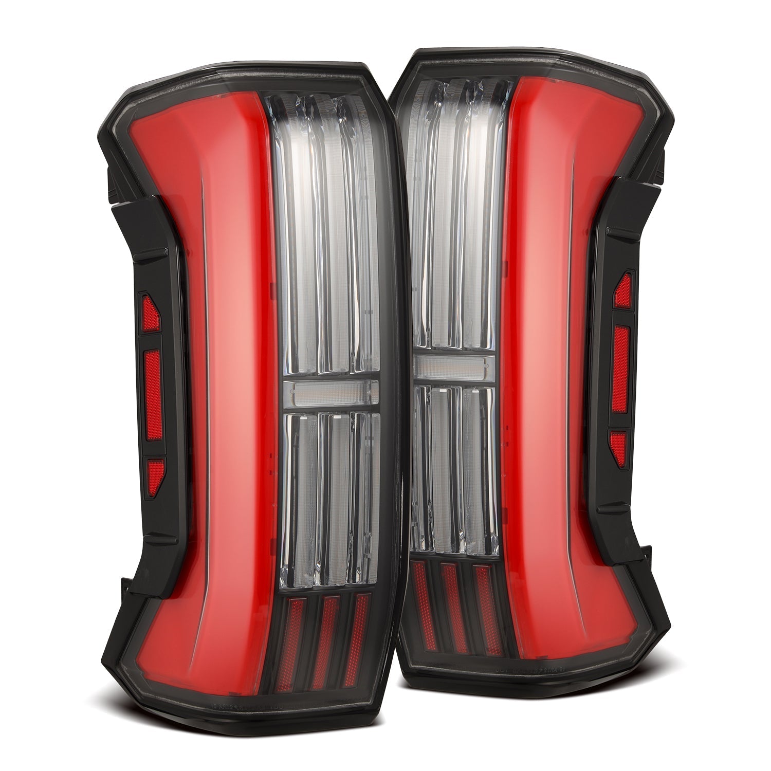 22-25 Toyota Tundra NOVA-Series Prismatic LED Tail Lights Black Red