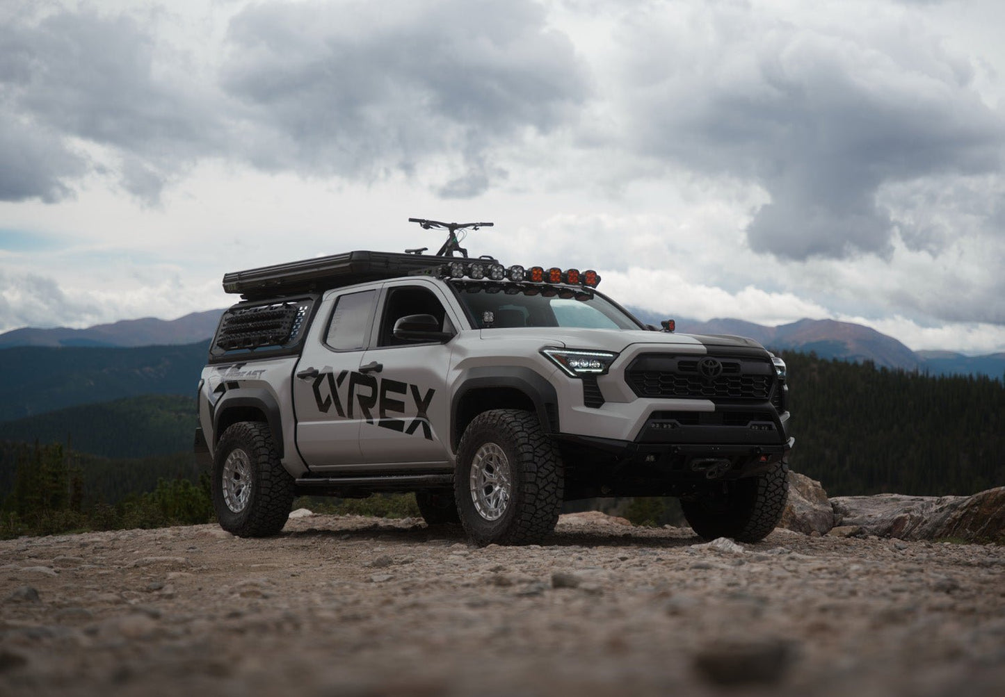 24-25 Toyota Tacoma NOVA-Series LED Projector Headlights Alpha-Black