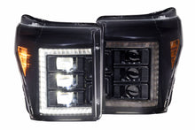 XB LED Headlights: Ford Super Duty (11-16) (Pair / White DRL)