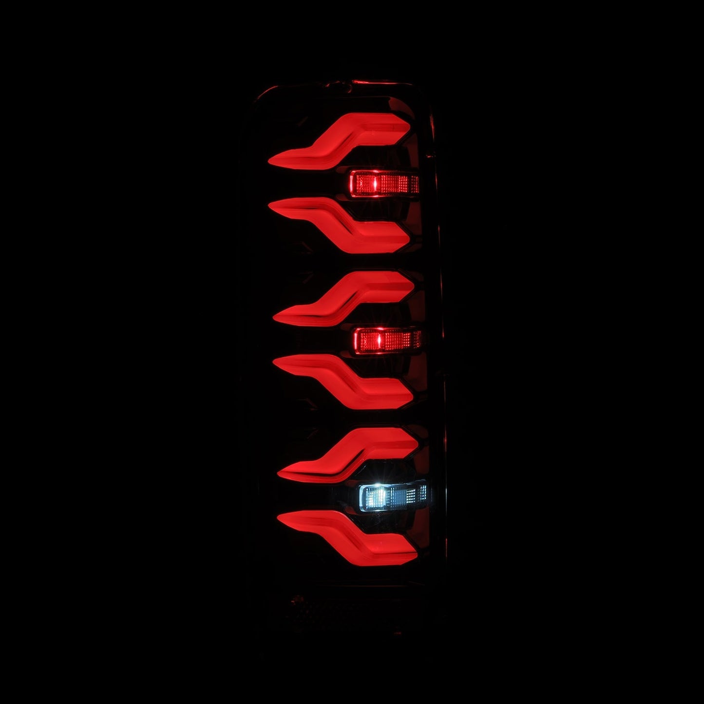 87-96 Ford F-Series/Bronco LUXX-Series LED Tail Lights Alpha-Black