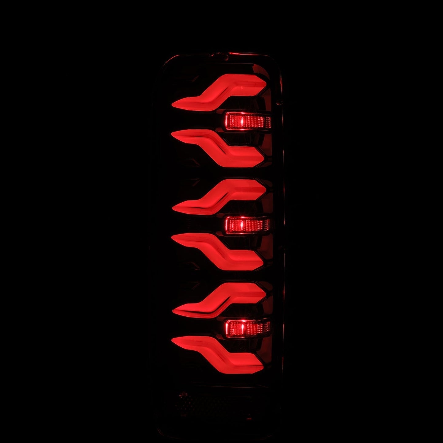87-96 Ford F-Series/Bronco LUXX-Series LED Tail Lights Alpha-Black