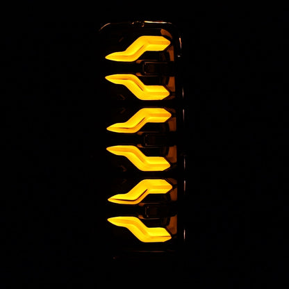 87-96 Ford F-Series/Bronco LUXX-Series LED Tail Lights Alpha-Black