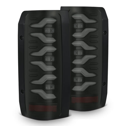 87-96 Ford F-Series/Bronco LUXX-Series LED Tail Lights Black