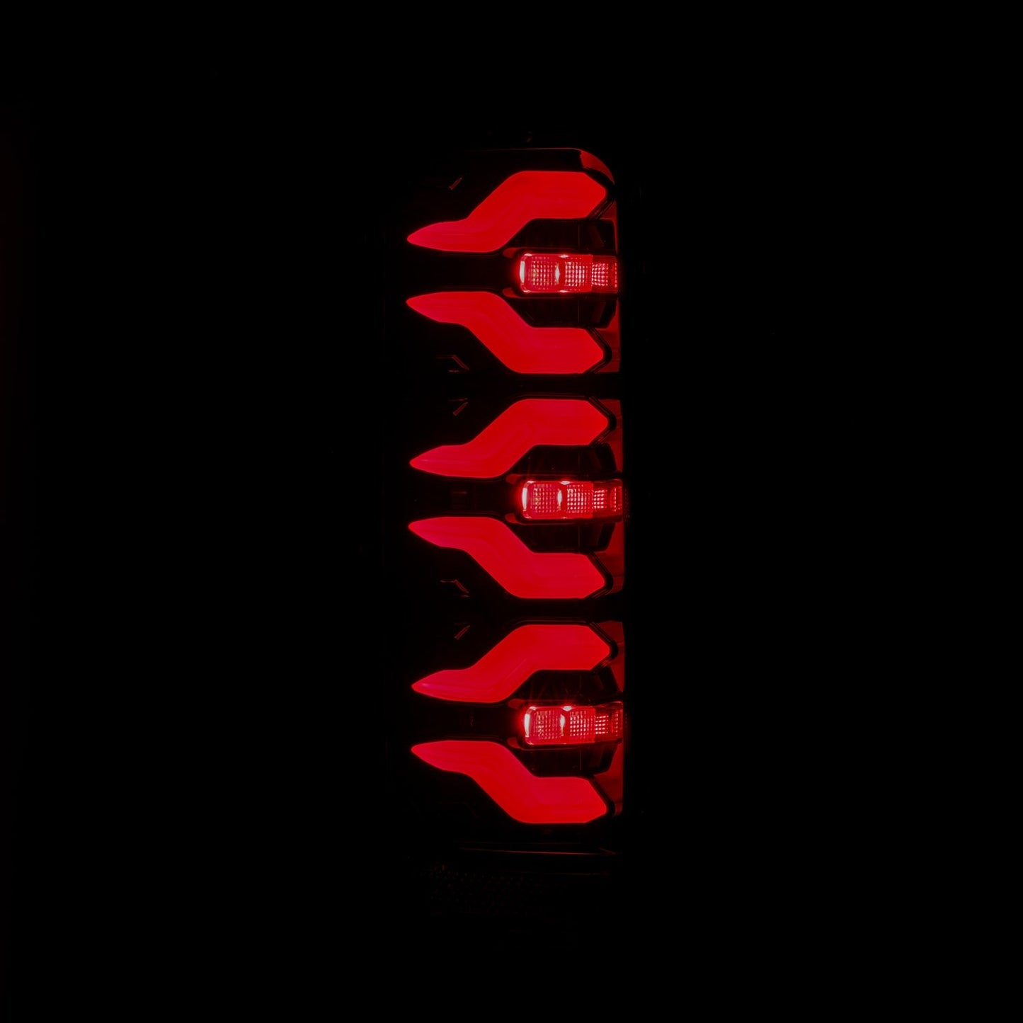 87-96 Ford F-Series/Bronco LUXX-Series LED Tail Lights Black Red