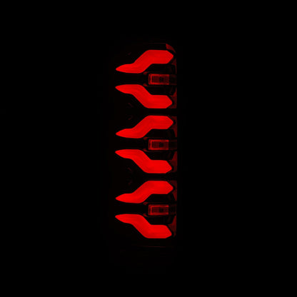 87-96 Ford F-Series/Bronco LUXX-Series LED Tail Lights Black Red