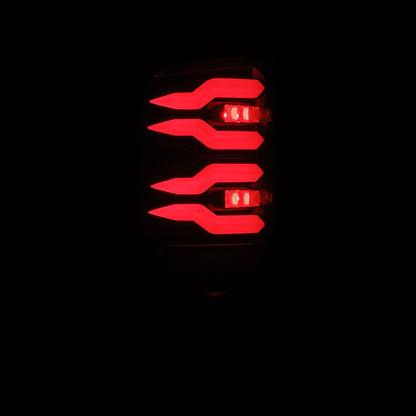 94-01 Dodge Ram 1500/94-02 Ram 2500/3500 LUXX-Series LED Tail Lights Black Red