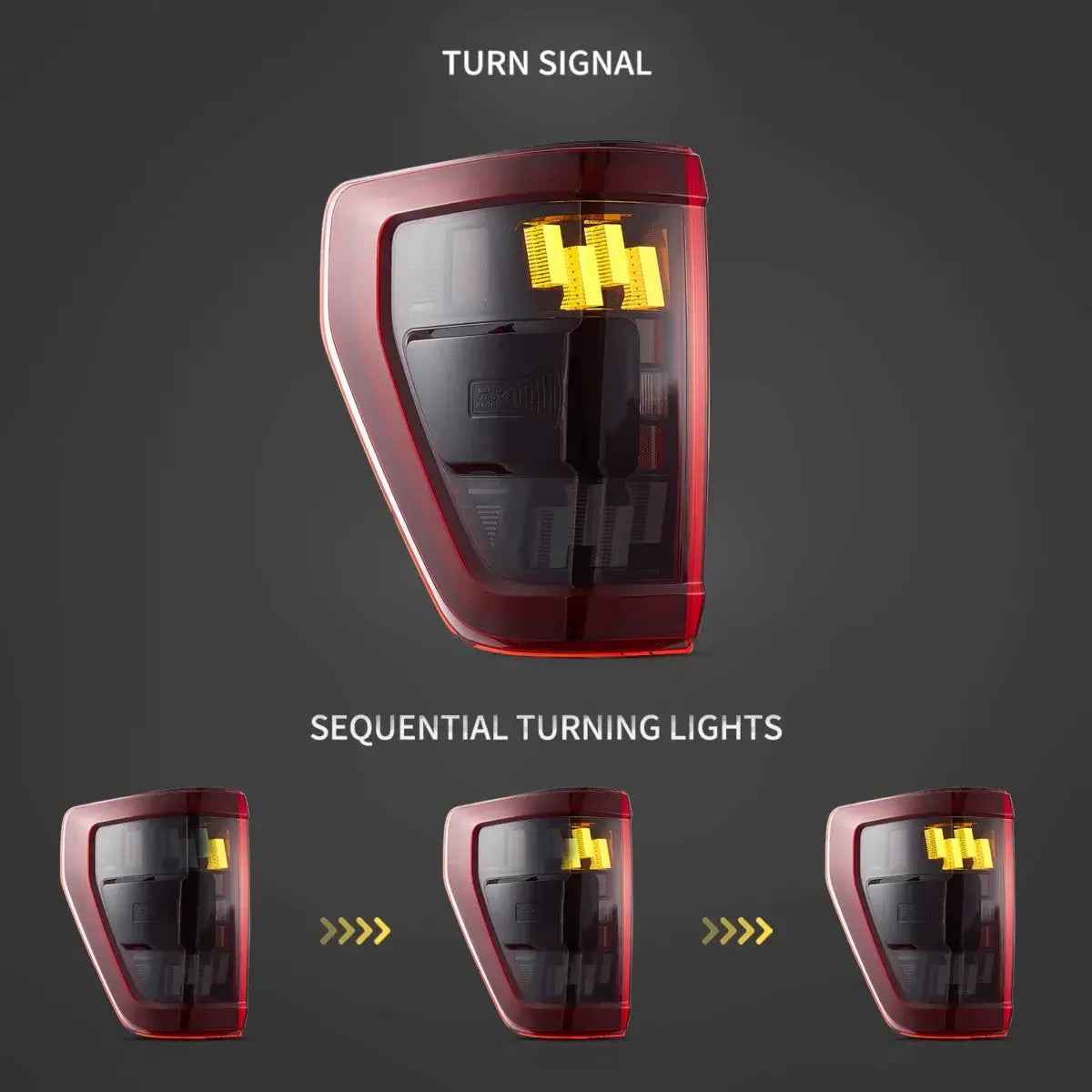 2021-2023 Ford F150 Vland Tail Lights With Full LED