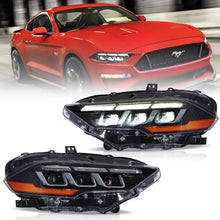 18-24 Ford Mustang Vland Headlights Full LED With S650 Style