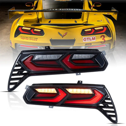 14-19 Chevrolet Corvette C7 Vland Full LED Tail Lights