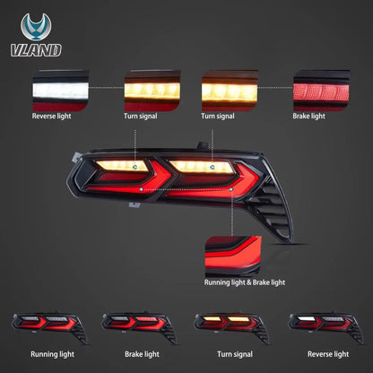 14-19 Chevrolet Corvette C7 Vland Full LED Tail Lights