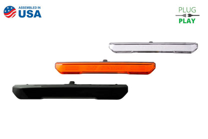 LED Sidemarkers for 20-21 Sierra 2500/3500 HD Clear Set Diode Dynamics