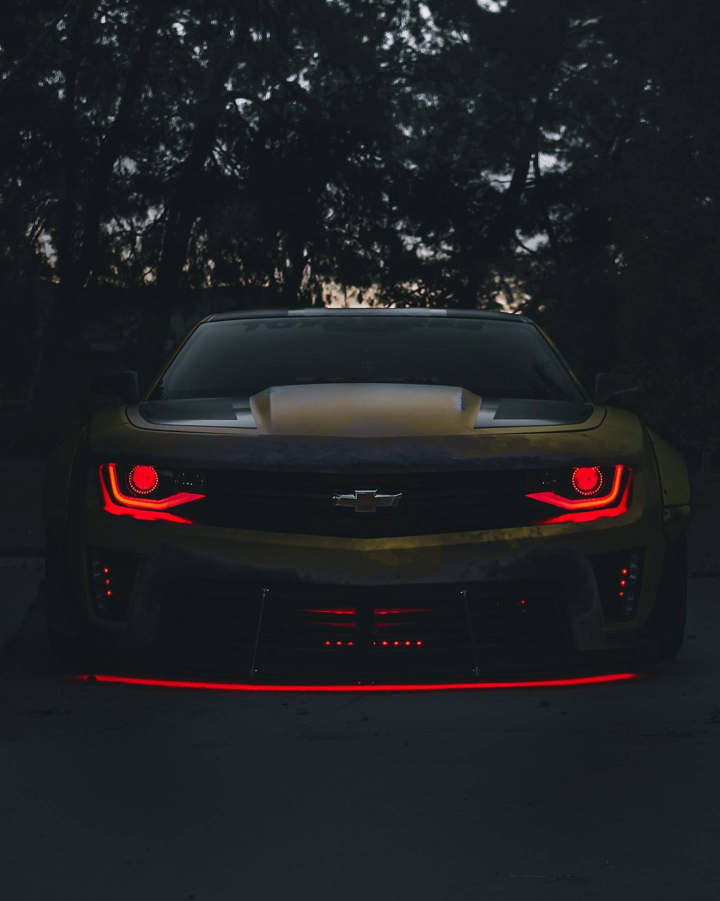 10-13/ 14-15ZL1  Chevrolet Camaro SpecD LED Bar Projector RGBW Headlights