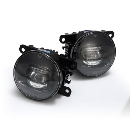 Universal Acura/Ford/Honda/Jaguar/Lincoln/Mitsubishi/Nissan/Subaru DoubleTap Dual Color LED Projector Fog Lights